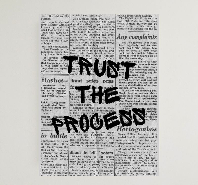 TUST THE PROCESS