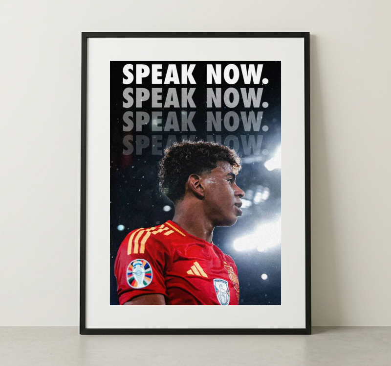SPEAK NOW.
