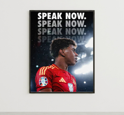 SPEAK NOW.