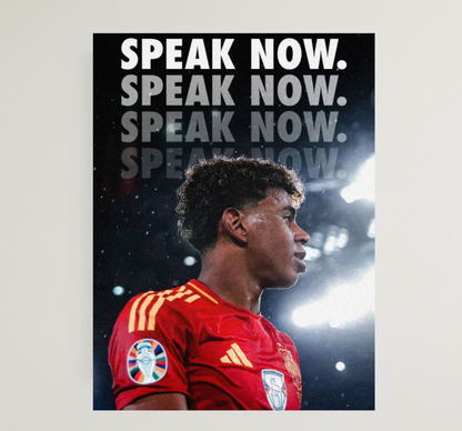 SPEAK NOW.