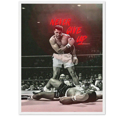 NEVER GIVE UP